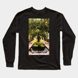 New York Botanical Garden Fountain Long Sleeve T-Shirt